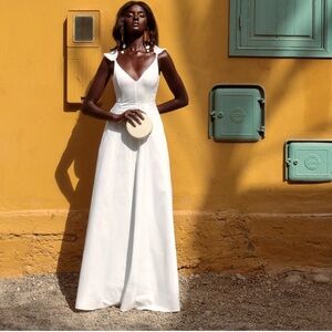 Andrea Iyamah Vola Dress white wedding dress